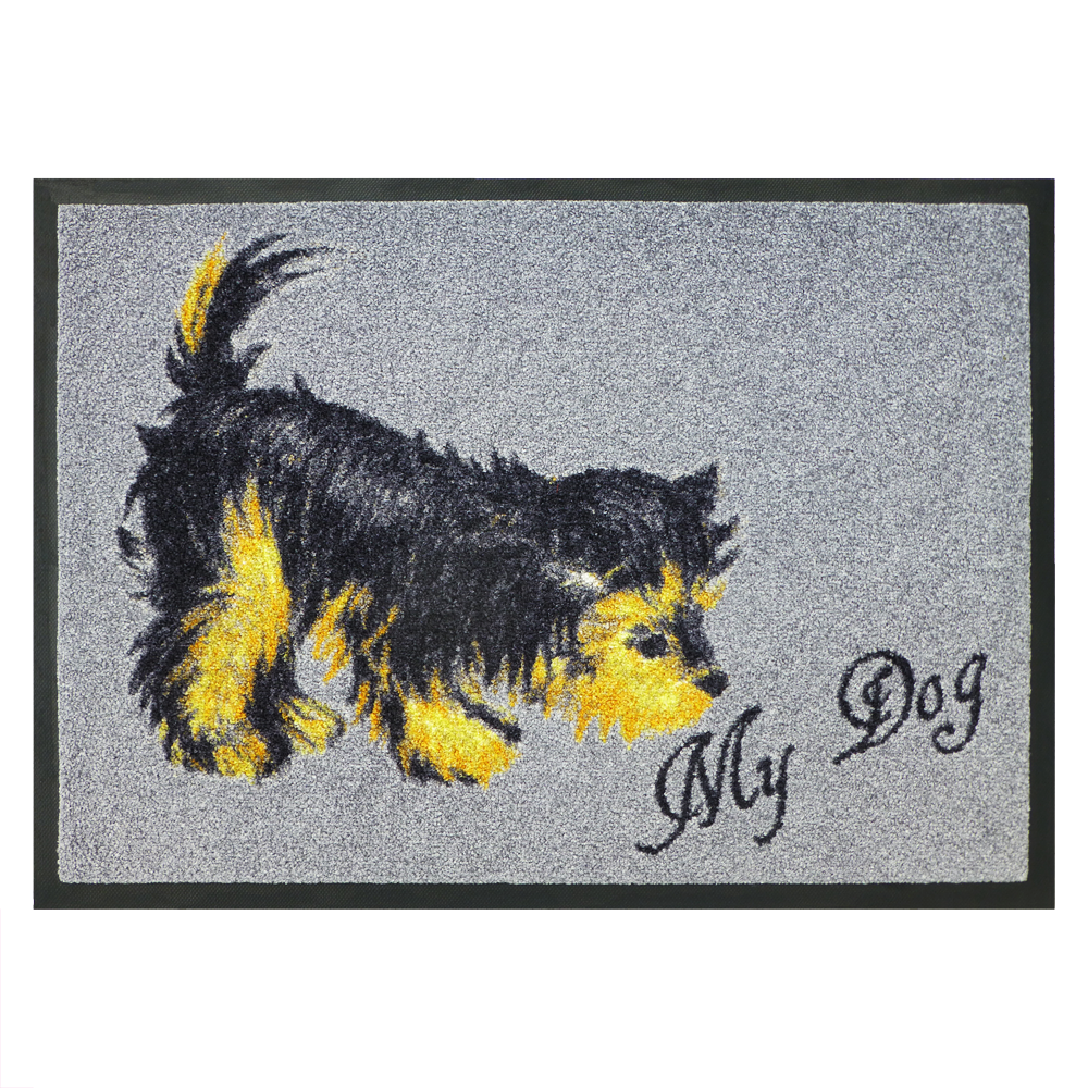 Fußmatte mit Terrier